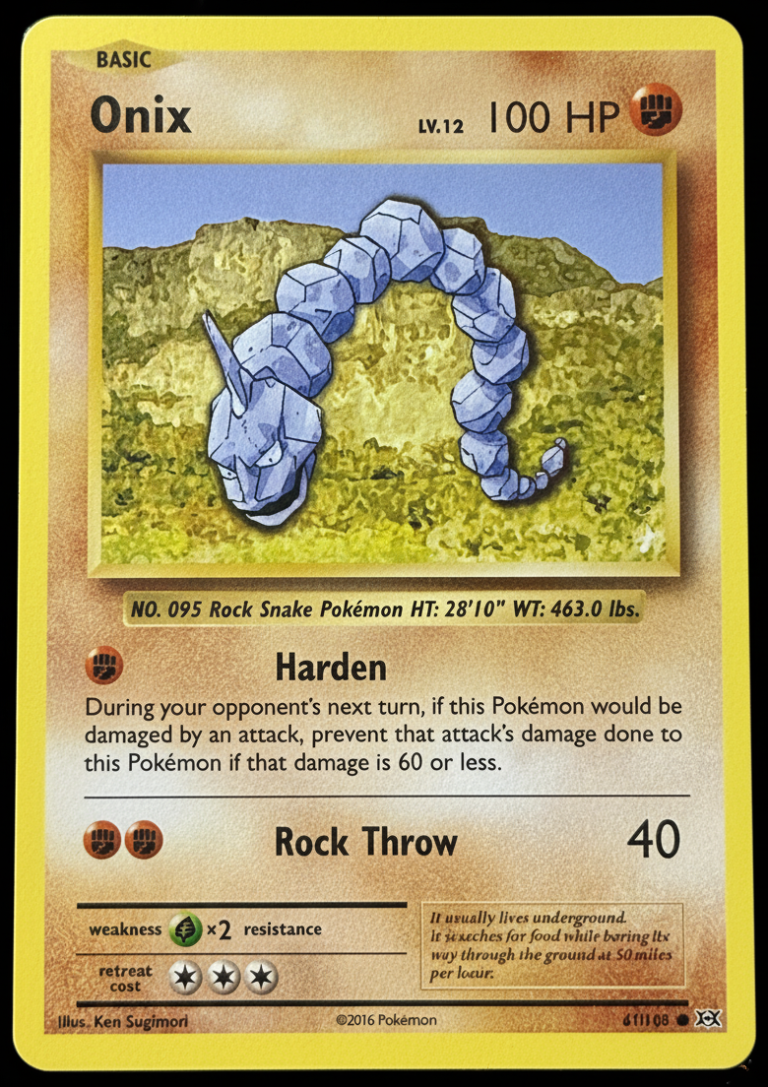 Specimen 3: Onix from XY—Evolutions